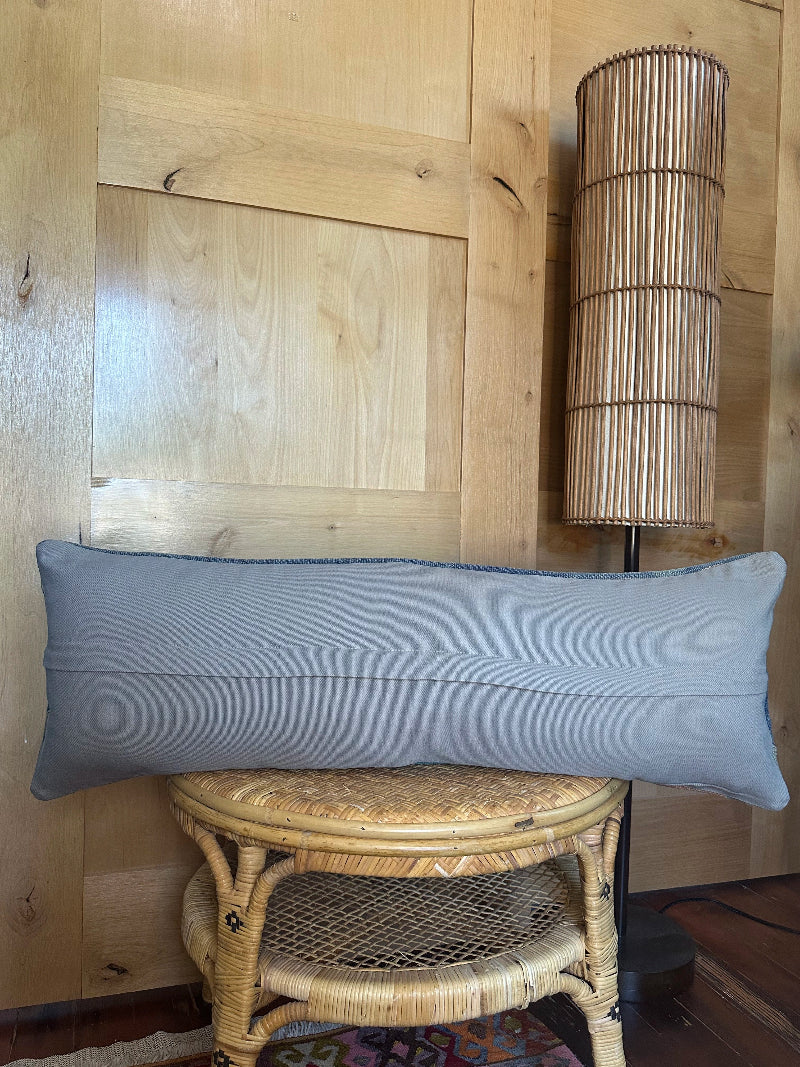 12 by 36 colorful geometric turkish decorative lumbar pillow