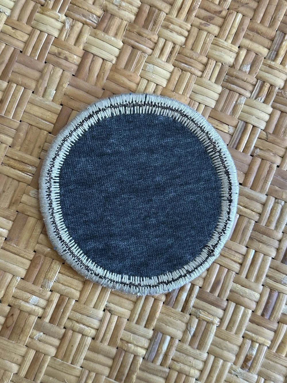 Unique 5 inch Turkish fabric coasters in the shape of a heart, upcycled from old turkish rugs and pillow scraps