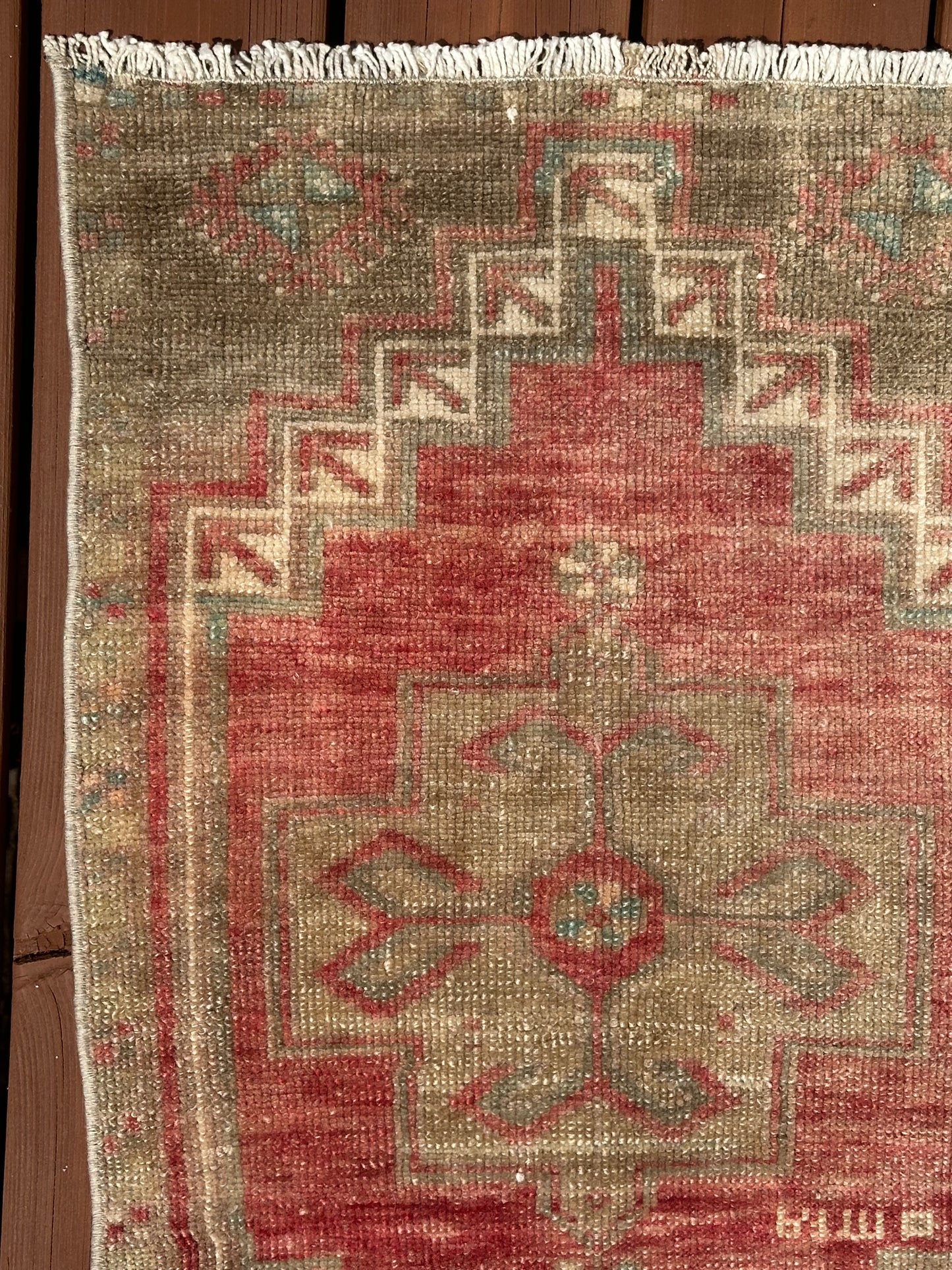 SEVDA - Vintage Turkish Mini Rug