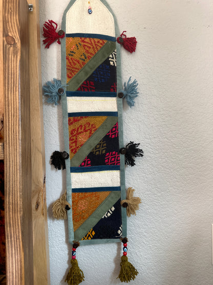 Turkish Rug Wall Organizer