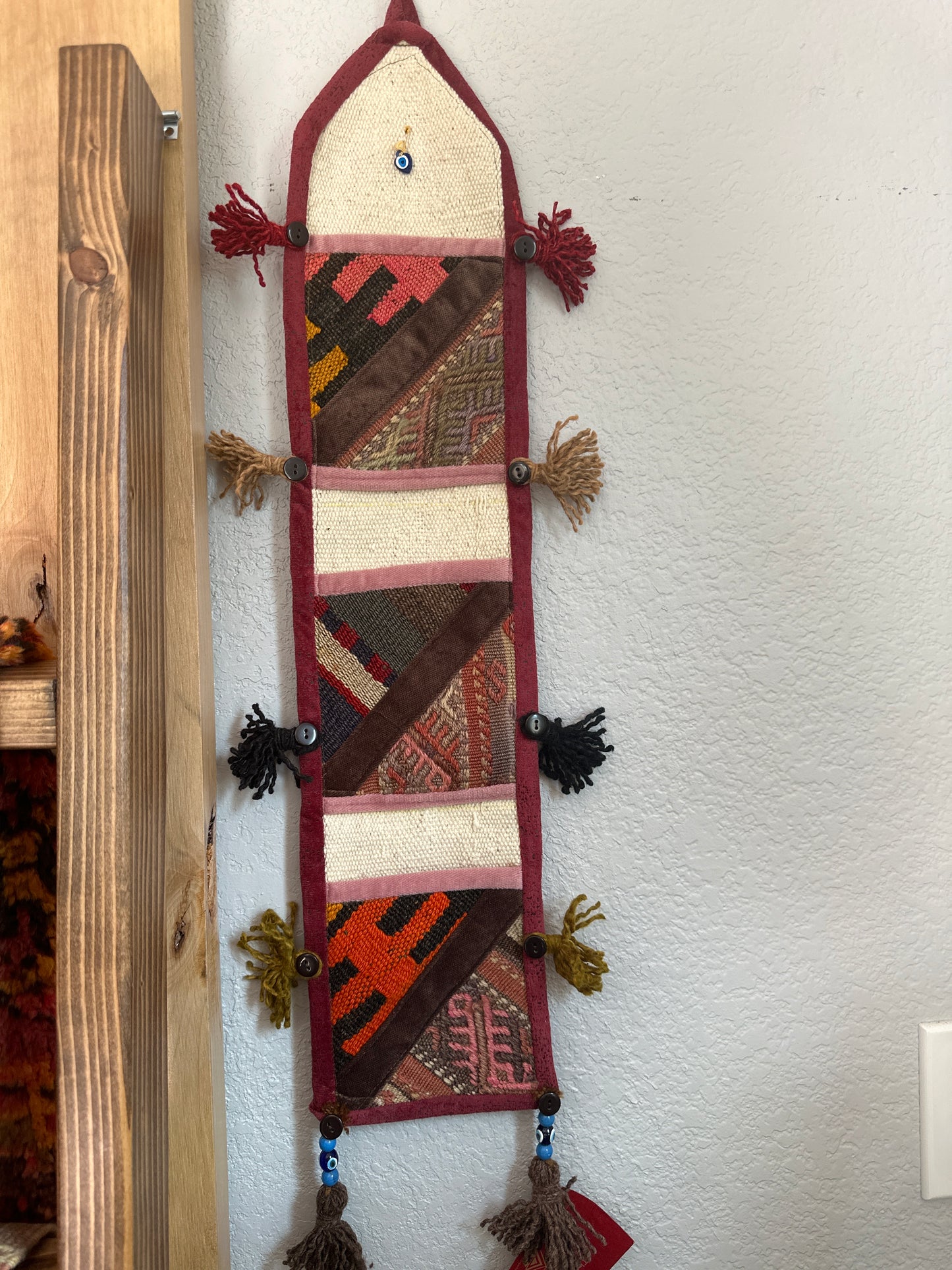 Turkish Rug Wall Organizer