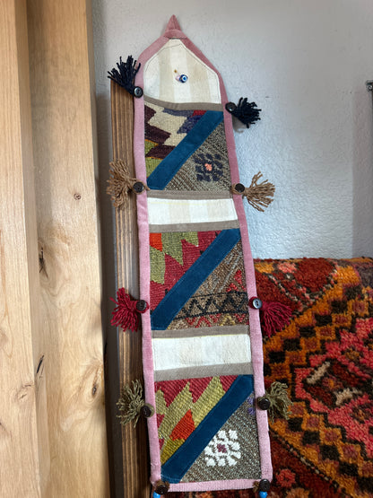 Turkish Rug Wall Organizer