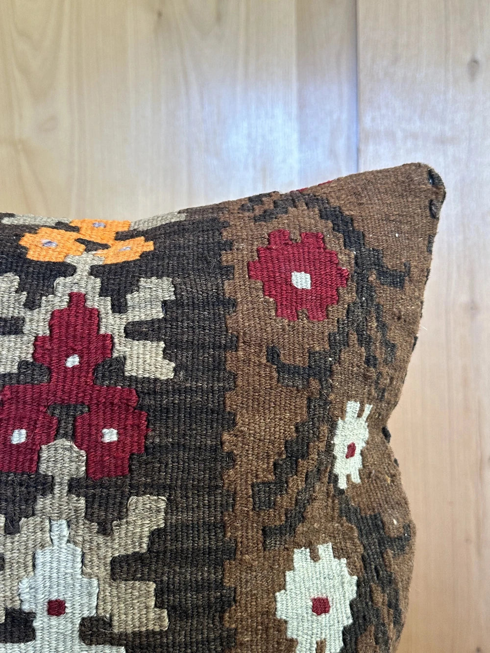 16 x 16 Turkish Kilim Throw Pillow, P-0179