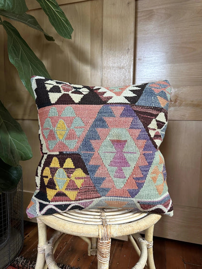 16 x 16 Turkish Throw Pillow, P-0192