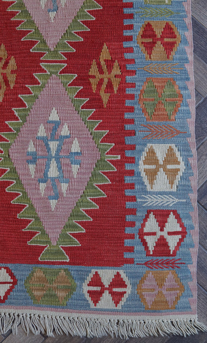 Dilara - Turkish Kilim Runner 2.5 x 9.3 ft